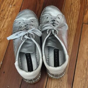 Steven Madden Silver Sneakers